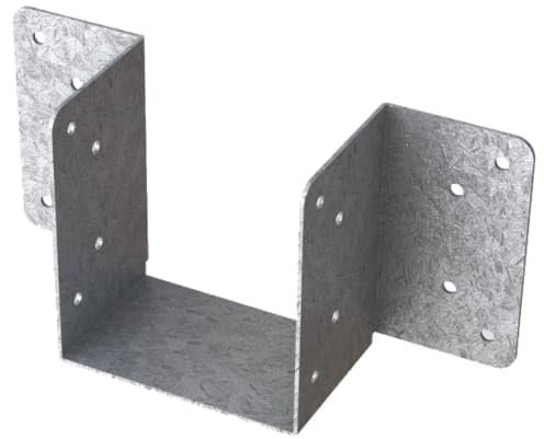 Mini Joist Hangers for Decking 38mm & 50mm Galvanized Steel ( Pack of 10 ) (38mm)