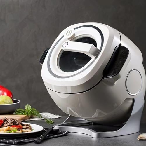 Olla Para Cocinar Arroz Frito Inteligente De 2000 W, Robot De Cocina Inteligente, Rotación Automática De 360°, Gran Capacidad, Para El Hogar Restaurante, 6 L
