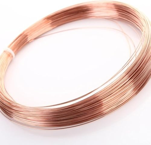 Filo di rame morbido - Diametro 2/5 mm, 1 kg - Versatile for artigianato, gioielleria, uso elettrico e industriale(2mm)