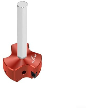 Alésoir de tuyau en PVC avec design à triple lame pour des finitions lisses sur les tuyaux Schedule 40 en PVC, CPVC et ABS, corps en alliage d'aluminium, compatible avec 12 forets standard pour les