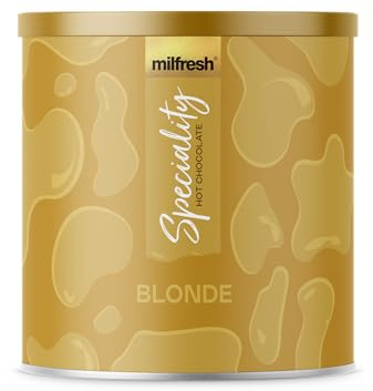 Milfresh Speciality Hot Chocolate 2kg (90 Servings) Add Milk White Hot Chocolate Powder (2kg, Blonde)