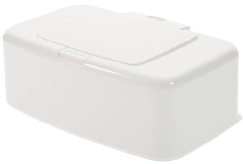 GALPADA Refillable Wipes Container with Lid, Portable Plastic Organizer Box for Home and Bathroom Use, Compact Dispenser for Wet Wipes