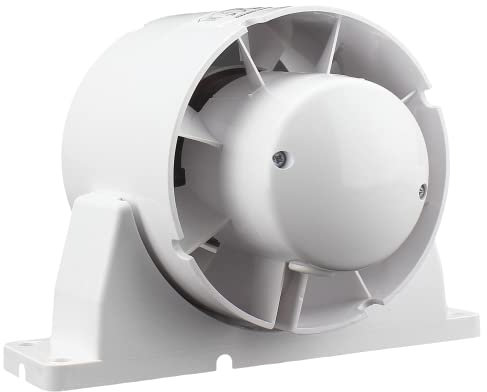 4 inch Vents In-line Extractor Fan with Mounting Bracket for Grow Tent - 100mm