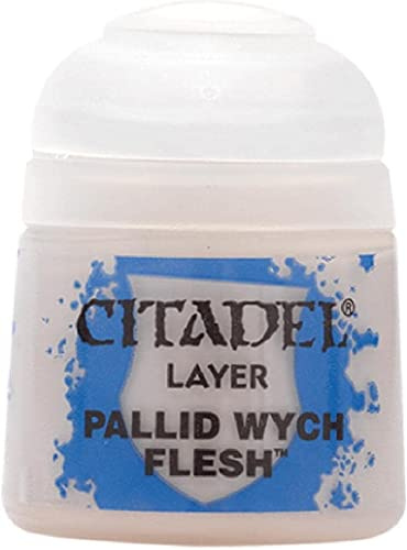 Citadel Games Workshop Pallid Wych Flesh Paint - Wh Colour - Layer Model Paint - 12ml