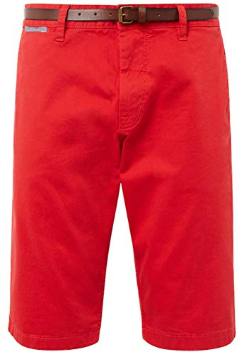 TOM TAILOR Herren Chino Basic Sommer Kurze Hose