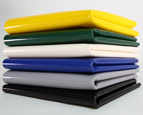 (5-6 m di larghezza) telone per camion/telone in PVC 720 g/m² - venduto al metro - senza occhielli (5m x 6m, antracite RAL7016)