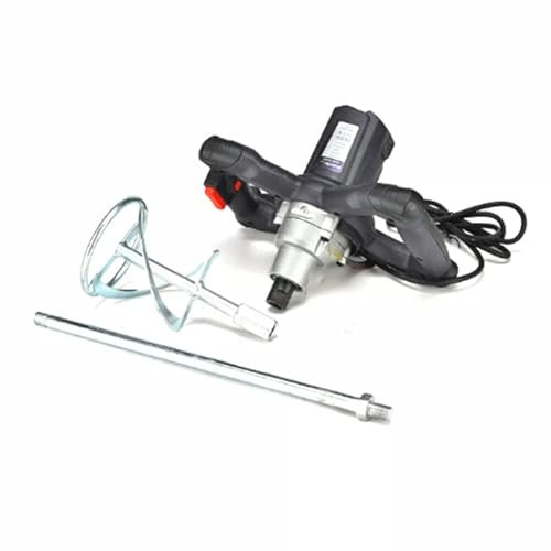 Hongu Trapano Miscelatore, Professionale, Elettrico 220-240V, 1300W Potenza, Attacco M14, IMPASTATORE, MESCOLATORE con Frusta per Colla E Malta