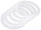 Freebily 5pcs Soft Flexible Replacement Silicone Gaskets Washers Sealing Rings Compatible with 1/2/3/6/9/12-Cup Moka Express Pots for 1-Cup One Size