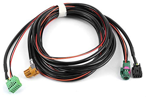 USB AUX Kabelbaum Stecker Kabelbaum Adapter Stecker MIB Carplay MQB Telefon 5G0 035222 E 5Q0 035724 Passend für Lamando