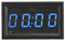 digitale Autouhr, Elektronische Auto Uhr, YB27T LED Elektronische Digitale Leuchtende Auto Uhr Uhr Zubehör Dekoration(Blau)