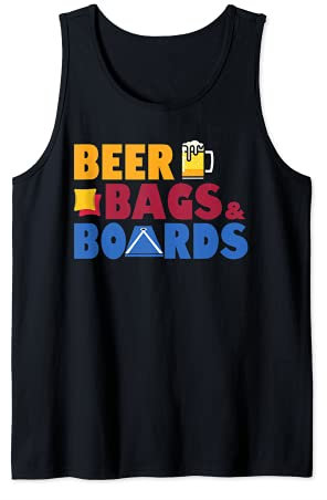 Beer Bags and Boards | Funny Cornhole Tournament Trophy Tank Top
