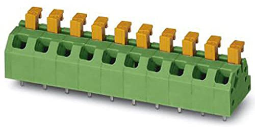 Phoenix Contact SPTAF 1/2-5.0-LL Printklemme/Stecker gewinkelt, für Durchsteckmontage, 2-polig / 2-reihig, Raster 5mm