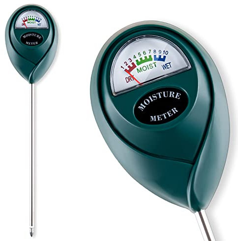 Tennedriv Green Bodenfeuchtigkeitsmesser für Zimmerpflanzen, Wasserzähler, Pflanzen-Feuchtigkeitsmesser für Zimmerpflanzen und Outdoor-Pflanzen, keine Batterien erforderlich