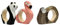 your castle Serviettenringe|Handgeschnitzt|Tierdesign - Faultier, Panda, Flamingo|3er-Set|aus Holz|Handbemalt|Vielseitig einsetzbar|mit Standfestem Boden|9x7x2 cm