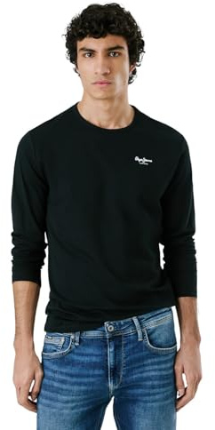 Pepe Jeans Herren Original Basic 2 Long N T-Shirt (1er Pack)