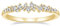 Titaniumcentral Ringe Damen Vorsteckring Schmal Schlicht Rosegold Gold Silber Zirkonia Verlobungsringe Eheringe Partnerringe (Gelbgold,55 (17.5))