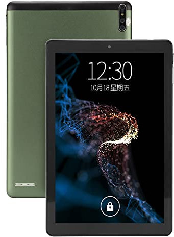 Jectse Tablet A8P da 10,1 Pollici, 2.4G 5G Dual Band WiFi Calling Touch Tablet PC, 6GB 128GB Rom IPS 8, Batteria 8800mAh, 5MP 13MP, Dual SIM Daul Standby per Android 11, Verde