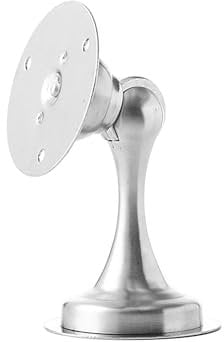Magnetic Door Stop, Magnetic Door Stopper, Stainless Steel Heavy Duty Magnetic Door Holder, Sticking Outdoor Floor Door Stop, Strong Magnet Door Stoppers for Walls and Floor (Silver)