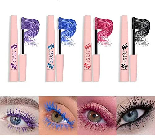 Wasserdichte und pflegende Augen-Grundierung für Frauen, natürliche und dauerhafte dicke Mascara-Grundierung (rot)