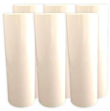 SPARKLERS CLUB Verre Tube Cocktail 22 cl Polypropylène Blanc Lot de 6 | Polypropylène PP Incassable, Fabriqué en France, 22 cl Capacité, Empilable et Recyclable, Design Épuré Moderne, Résistant aux