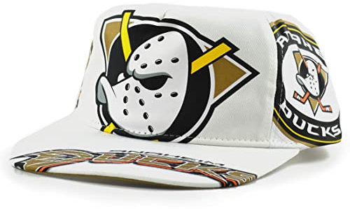 Mitchell & Ness NHL In Your Face Deadstock Cap Anaheim Ducks White