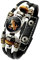 12 Sternzeichen-Armbänder – Leuchtende 12 Sternbild-Armbänder Für Damen, Modische Sternzeichen-Charms, Krebs, Zwillinge, Löwe, Schwarzes Lederarmband, Geburtstagsgeschenke, Steinbock, 17,5/20 Cm