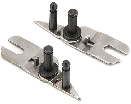 1 Paar Metallnockenkomponente Linke + Rechte Nadel Nocken Strickmaschine Nocke für Brother Strickmaschine KH260 KH270