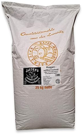 Roggenvollkornschrot 25kg aus Jaeger's Norddeutscher Champagner-Roggen