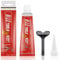 Miioto Silicone Alte Temperature, Sigillante per Motori, Pasta Guarnizione Motore, Siliconico Sigillante Motore Alte Temperature,Resistente Assorbi Vibrazioni, Facile Rimozione-70ML (Rosso)