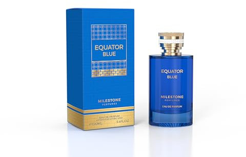 MILESTONE Equator Blue Women Eau de Parfum 100 ml – langanhaltender frischer, blumiger Duft, perfekt für den täglichen Gebrauch, eleganter Duft mit belebenden Noten, ideal für jeden Anlass