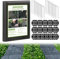 DAZZTIME 20 m² Malla Antihierbas,Tela Antihierbas Jardin,1m x 20m,Grapas Césped Artificial,Lona antimalezas jardín,Resistente a la Rotura y Estabilizada contra UV,para Huerta Jardín Patios