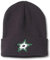 AMERICAN NEEDLE NHL National Hockey League Team Terrain Knit Beanie Cap, Schwarz (Dallas Stars), Einheitsgr��e