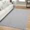 carpet city Teppich Kurzflor Wohnzimmer - Grau - 160x230 cm Rechteckig - Ornament, Marokkanisch - 3D-Effekt - Moderne Teppiche Flachflor Schlafzimmer, Esszimmer