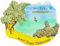 Koh Samui Thailand Tourist Souvenir 3D Kühlschrank Magnet Kühlschrank Dekoration Magnete