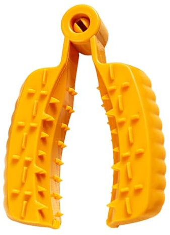 Finger Protector - Mandolin Finger Guards, Grater Finger Guard, Kitchen Hand Guards | Non-Slip Food Grabber Tool, Finger Hand Protection for Cutting Vegetables, Ginger 10cm/3.94 inches Long