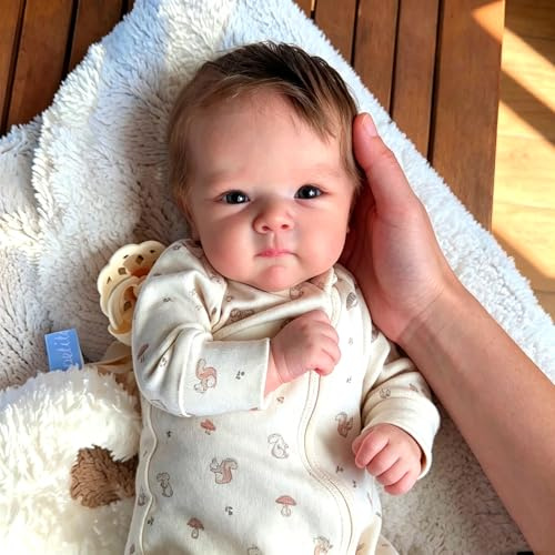 Anano Reborn Baby Dolls Full Body Girl 18 In Realistic Babys Doll Girl Washable, Real Life Babys Full Body Reborn Dolls, Lifelike Newborn Babies With Accessories