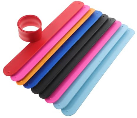 ifundom Slap Band Für Kinder – 10 Silikonarmbänder Handgelenk- Für Jungen Bezaubernder Handgelenk-schmuck Bänder in Großen Mengen