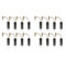 LGFMN Escobillas de carbón for Lavadora 154740 Escobillas de carbón Escobillas de carbón for Motor lavadoras compatibles con Bosch Siemens(16pcs)