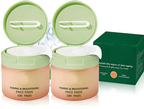 Korean Toner, 100 Pads, Toner Pads Korean Skincare, for Toning & Brightening, Dark Spot & Wrinkle Minimizing, Anti Aging (2)