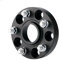 Spurverbreiterung Für Ford Für Focus PCD 5x108 CB 63,4mm M12x1.5 Spurverbreiterungen Schwarz Geschmiedet Aluminium Hub Adapter 1 Stück Spurverbreiterungen Distanzscheiben(1PC Black 15mm)
