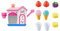 Dickly Ice Cream Foam Bath Toy Bathtub Bubble Machine Bubble Pretend Cake Play Set for Age 3-5 Years Old