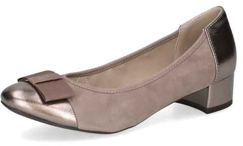 CAPRICE Damen Pumps Lack mit Blockabsatz