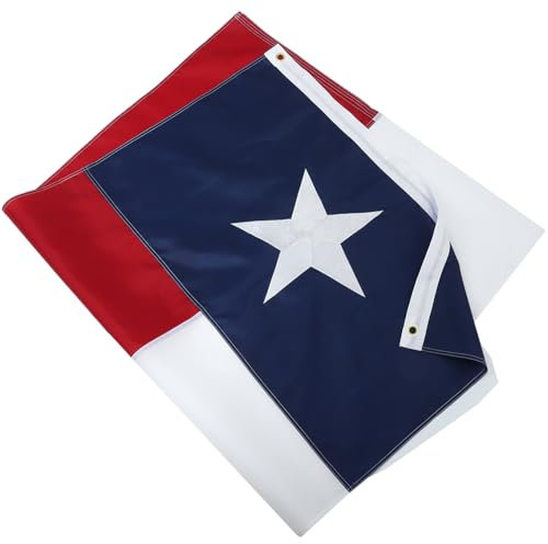KONTONTY Bandera de Texas Decorativa de Resistente la Degradación para Eventos al Aire y Decoración de Jardín