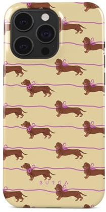 BURGA Unisex Phone Case for iPhone 15 Pro Max – Dual-Layer Hybrid Design with Shock-Absorbing TPU & Durable Exterior, Scratch-Resistant Finish and Raised Bezel Edge for Screen Protection & Daily Use