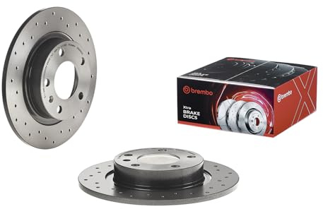 2x BREMSSCHEIBE BREMBO XTRA LINE VOLL Ø 264 MM (08.9460.3X) BREMSSCHEIBEN Hinten von Brembo (Set08.9460.3X) Bremsanlage Bremsscheibenset, Scheibenbremse, Satz, Bremsscheibensatz