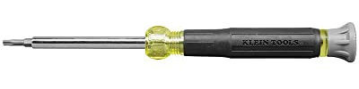 Precision Electronics Screwdriver 4-in-1, Torx, Spin Top, Cushion Grip, Industrial Strength Bits Klein Tools 32585