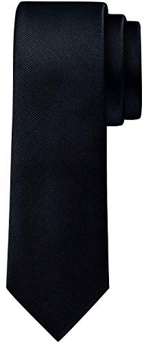 BomGuard Herren Krawatte 6cm, dunkelblau matt