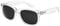 Ultra Transparent Clear Frame Sunglasses - with Black Lenses Adults Classic Retro Sunglasses Women Man Fashion Glasses UV400 Protection Mirror Clear Glasses Rimmed