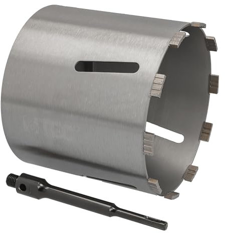 Diamant Bohrkrone SDS-plus lang (200mm) Aufnahme Nutzlänge 180 mm Ø 202 mm Betonbohrkrone Kernbohrer