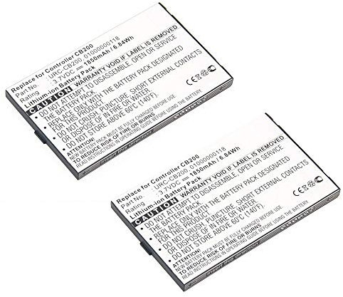 subtel, Batterie für Fernbedienungen kompatibel mit Sonos Controller CB200, Controller CR200, CB200WR1 (1850mAh, 3.7V) 2X